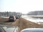 Проезд затопленной дамбы Бесконечное путешествие в Монголию Монголия