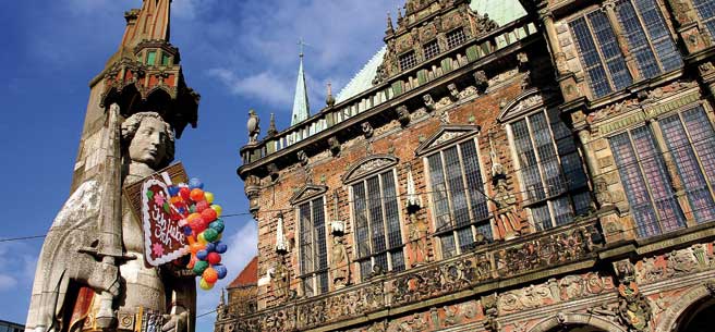 Bremen-Roland-und-Rathaus